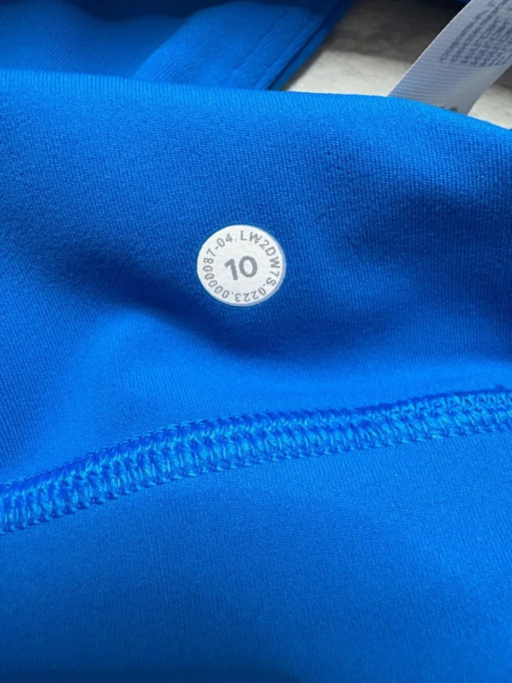 NWT Lululemon Align Asymmetrical Bra A/B Cup Blue-sz 10